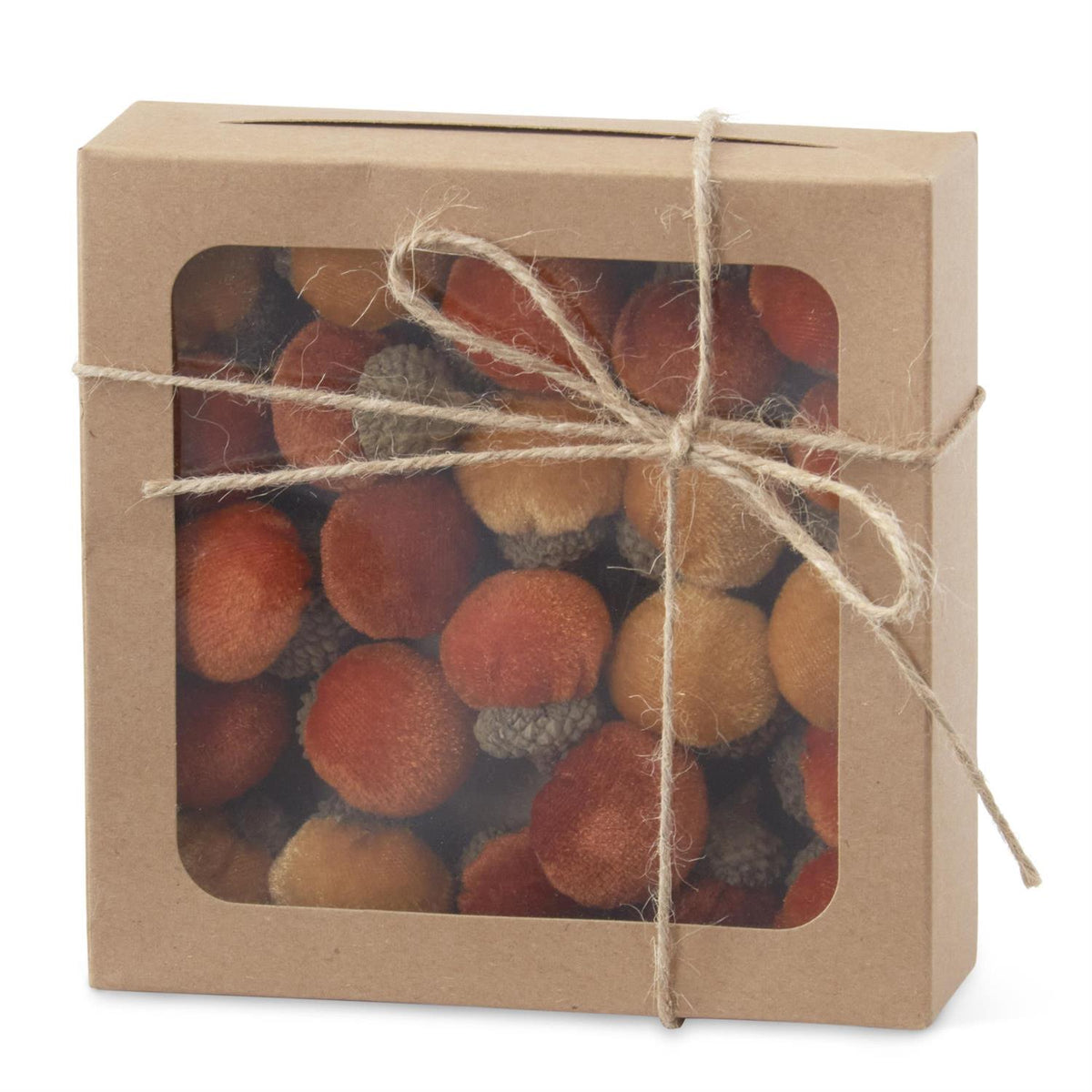 Box of Assorted Mini Velvet Acorns