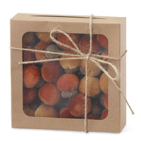 Box of Assorted Mini Velvet Acorns