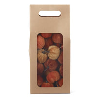 Bag of Mini Velvet Orange and Yellow Pumpkins