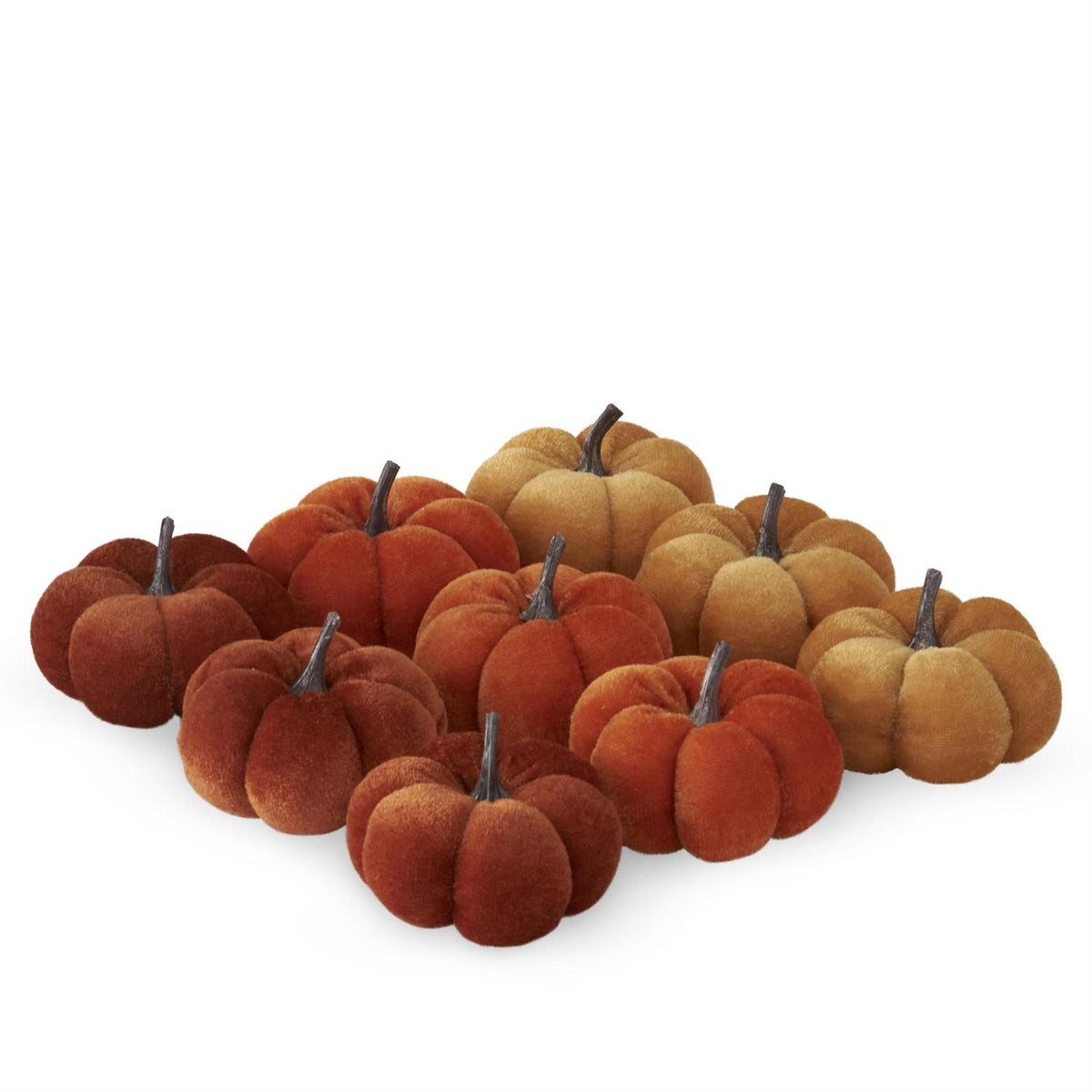 Mini Velvet Pumpkins