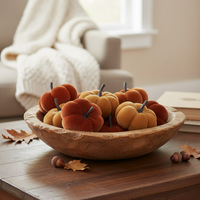 Mini Velvet Pumpkins