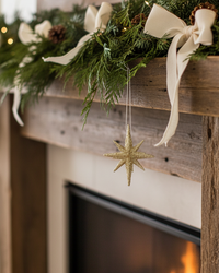 Mini Glitter Star Ornament