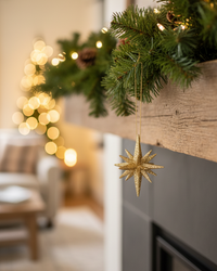 Mini Glitter Star Ornament