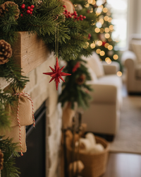Mini Glitter Star Ornament