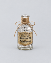Mercury Glass Vintage Christmas Bottles