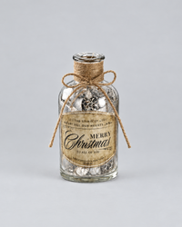 Mercury Glass Vintage Christmas Bottles