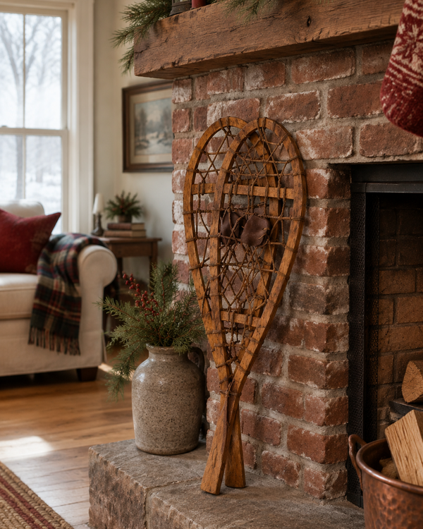 Decorative Wood Snowshoes