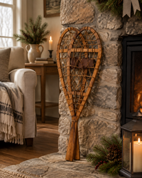 Decorative Wood Snowshoes