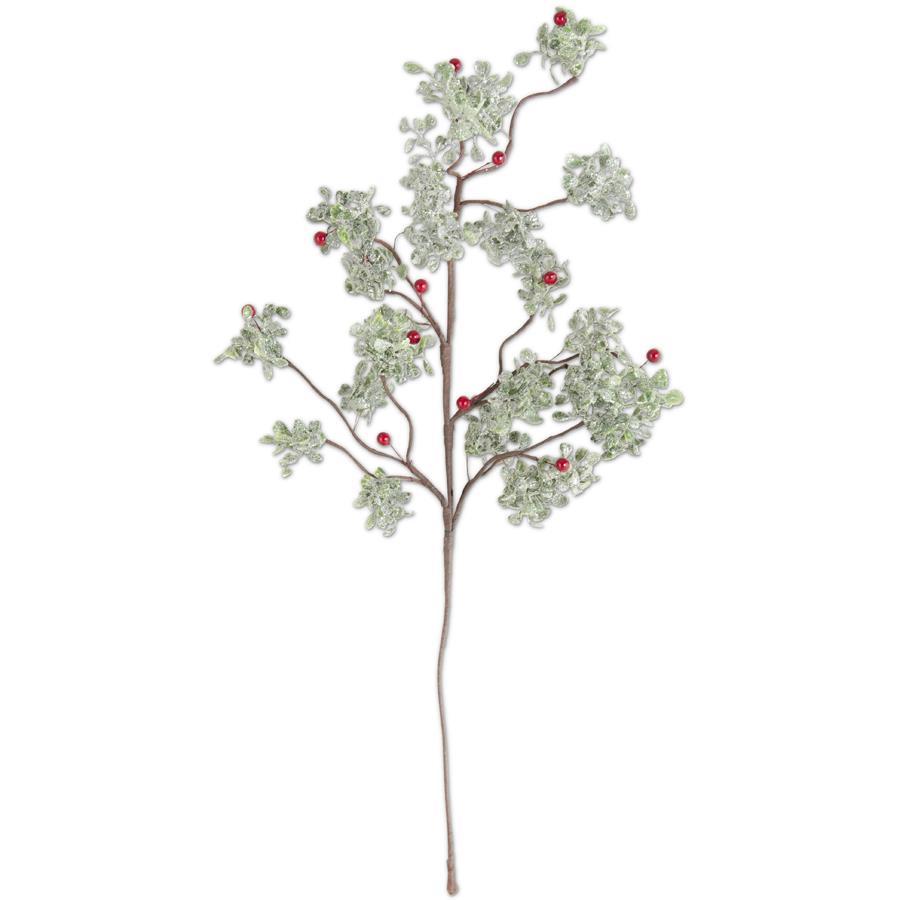 Glittered Mistletoe Greenery Collection