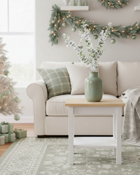 Snowy Frosted Eucalyptus Stem 31"