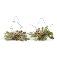 Glittered Metal Cutout Votives