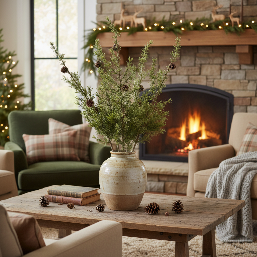 Pine and Pinecones Greenery Collection