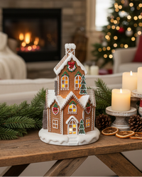 Gingerbread LED House With Timer