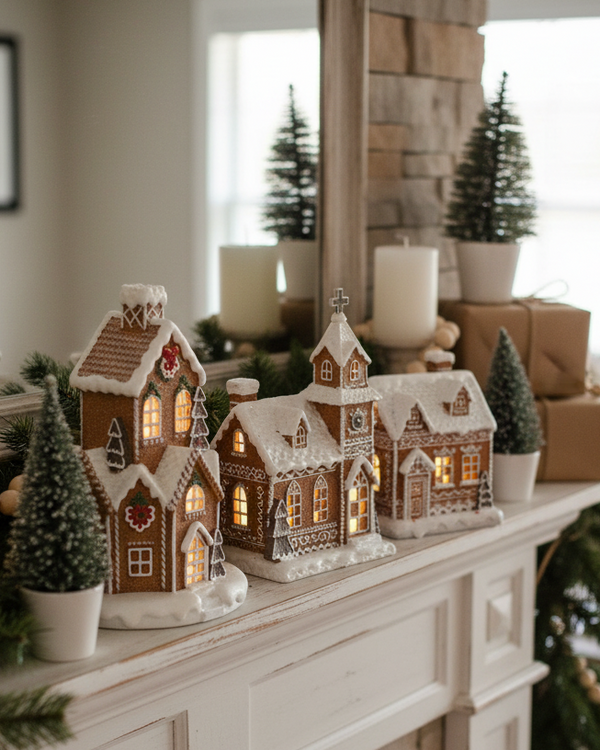 Gingerbread LED House With Timer
