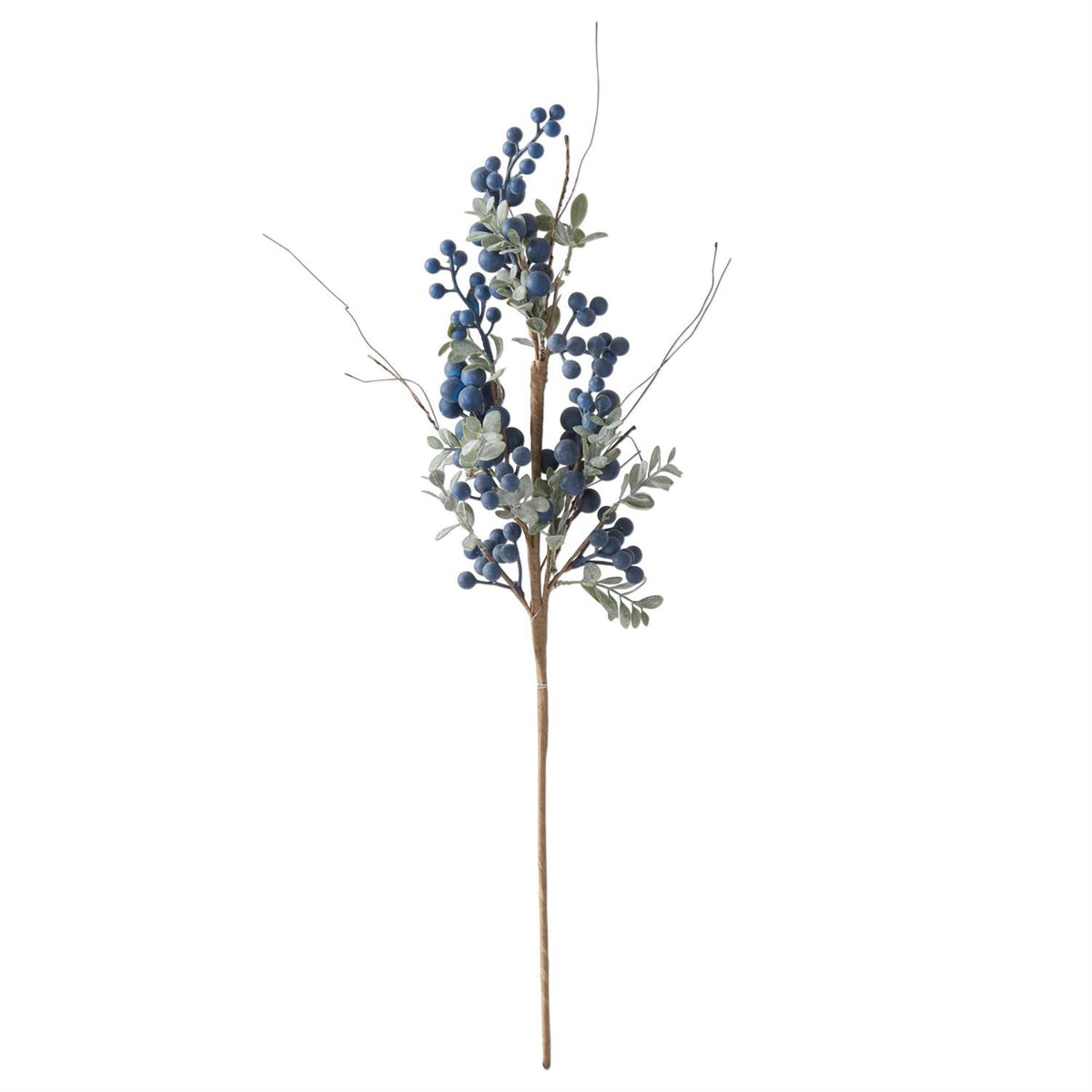 Blue Grape Berry Stem 28"