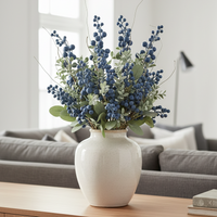 Blue Grape Berry Stem 28"