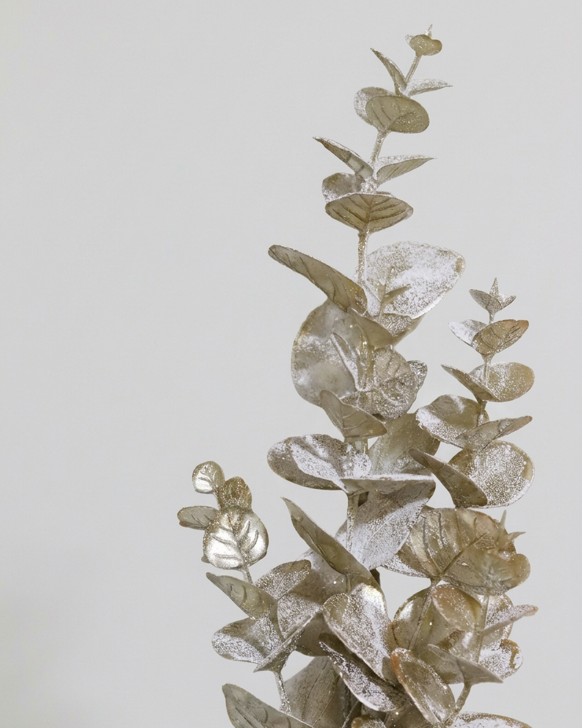 Snowy Champagne Eucalyptus Stem 26"