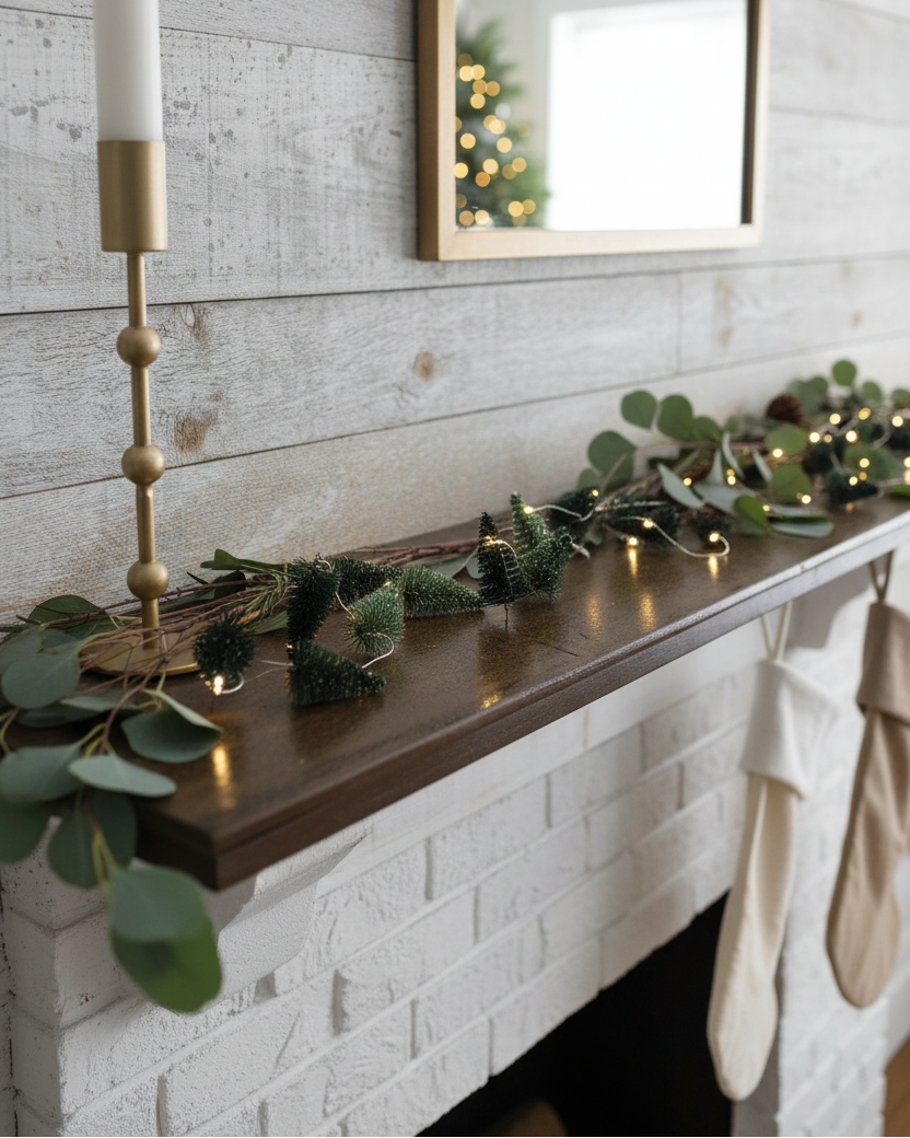 Mini Glitter LED Tree String Lights
