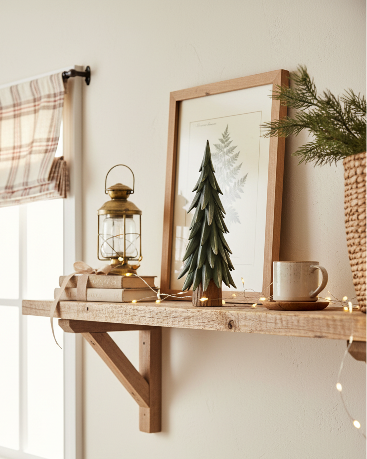 Wispy Winter Pine Resin Tree