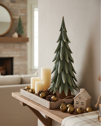 Wispy Winter Pine Resin Tree