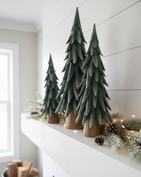 Wispy Winter Pine Resin Tree