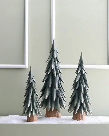 Wispy Winter Pine Resin Tree