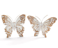 Whitewashed Tabletop Butterfly
