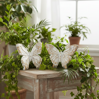 Whitewashed Tabletop Butterfly