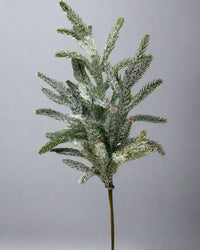 Glittered Coned Snowy Norfolk Pine Collection Real Touch