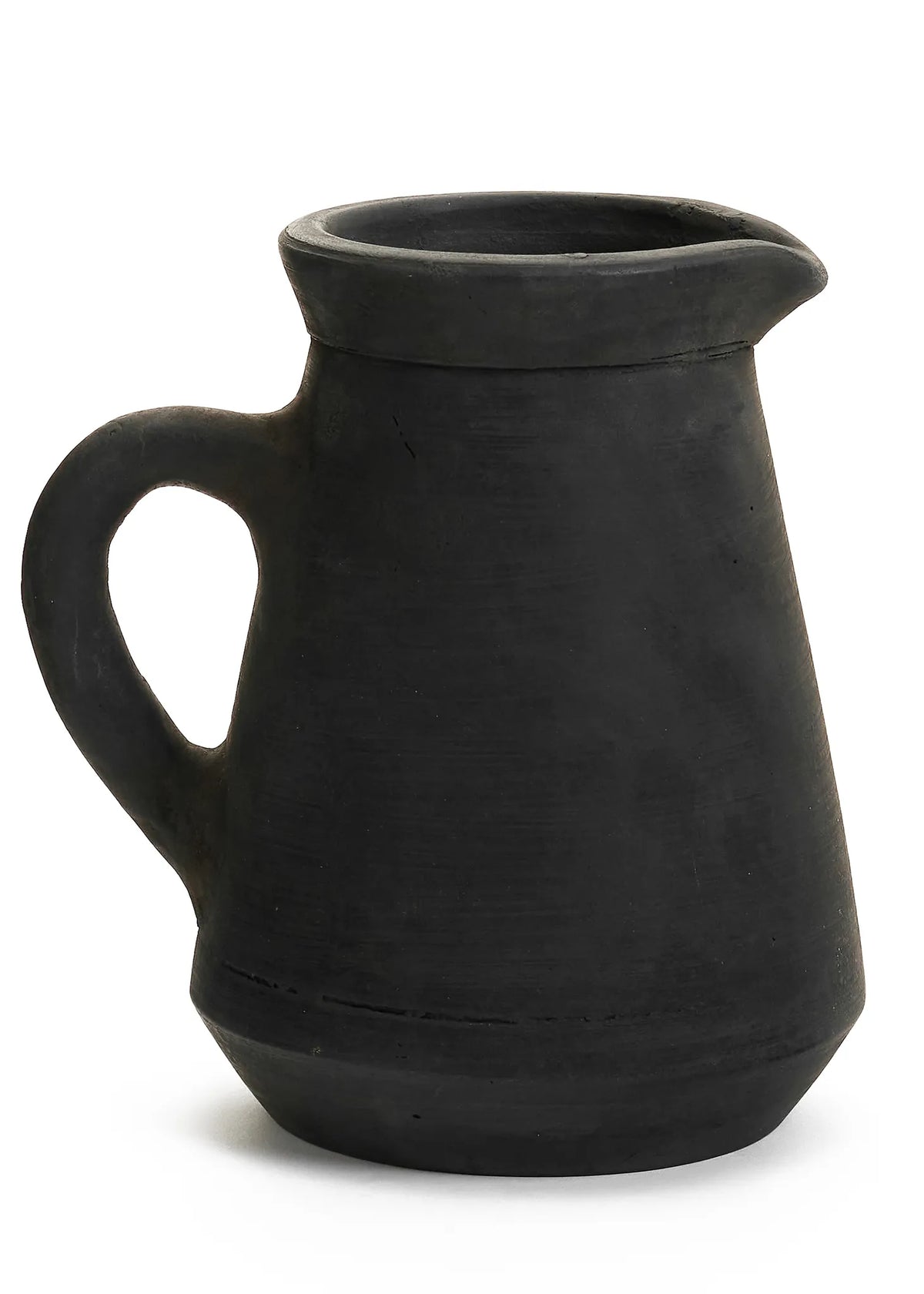 Black Terracotta Clay Pitcher