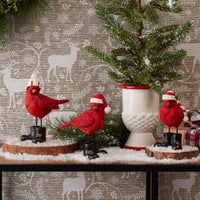 Cardinal With Boots and Toque