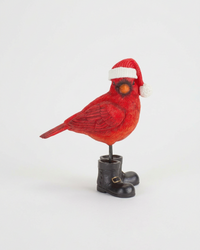 Cardinal With Boots and Toque