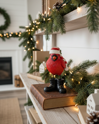 Cardinal With Boots and Toque