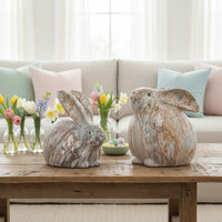 Marbled Patterned Resin Rabbit