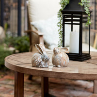 Marbled Patterned Resin Rabbit