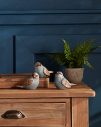 Resin Blue and Brown Bird