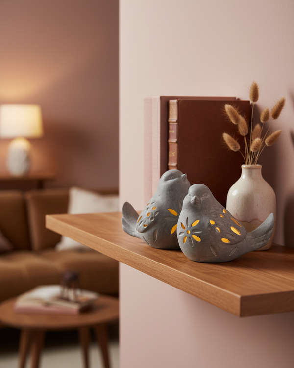 Light Up Botanical Bird