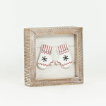Reversible Mittens and Kindness Wood Sign