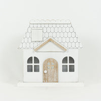 Wood Cutout House Cottage