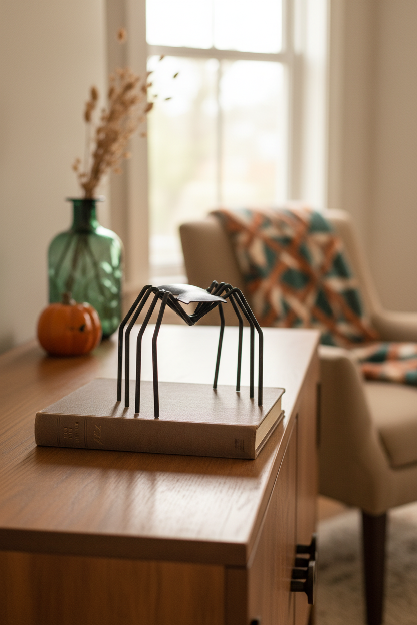 Metal Halloween Spider