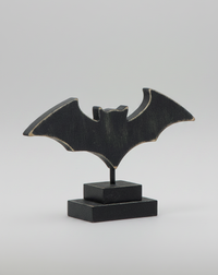 Bat Wood Cutout On Stand