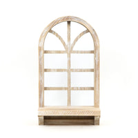 Cathedral Window Frame Shelf Natural