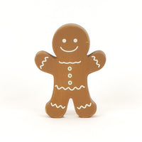 Chunky Wood Gingerbread Sitter Double Sided