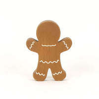 Chunky Wood Gingerbread Sitter Double Sided
