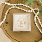 Reversible Mug and Leaf Wood Sign