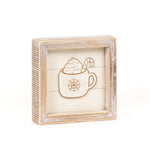 Reversible Mug and Leaf Wood Sign