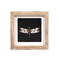 Reversible Dragonfly and Butterfly Wood Sign