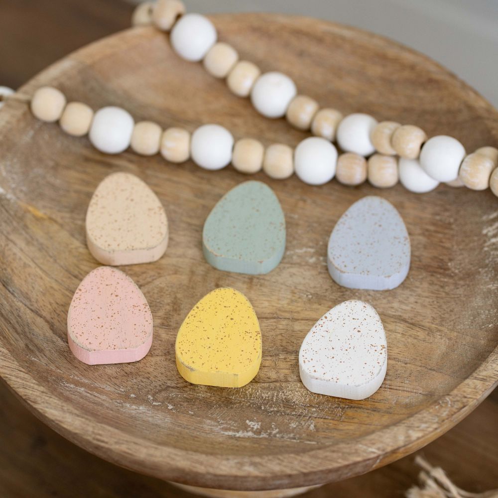 Mini Speckled Egg Wood Shape