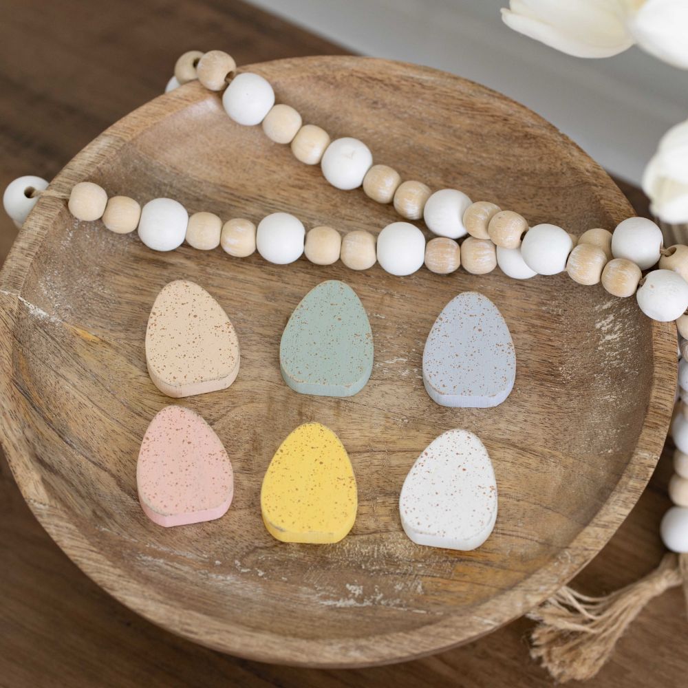 Mini Speckled Egg Wood Shape