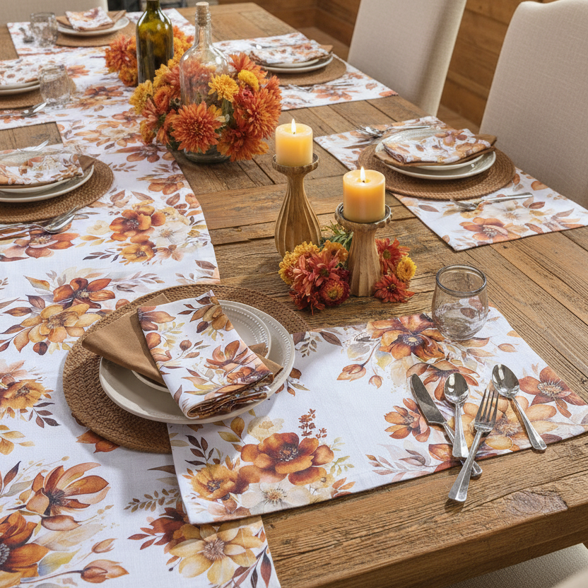 Rustic Blooms Textile Collection